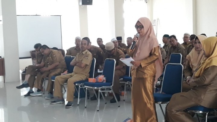 Sosialisasi Hukum, Puluhan Kepsek di Tambang Hadirkan Kejari Kampar
