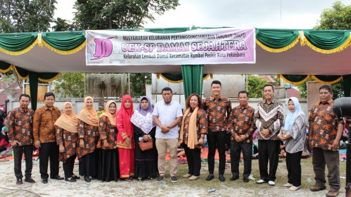 Camat Rumpes Apresiasi MKPT UEK SP se-Kecamatan Rumbai Pesisir