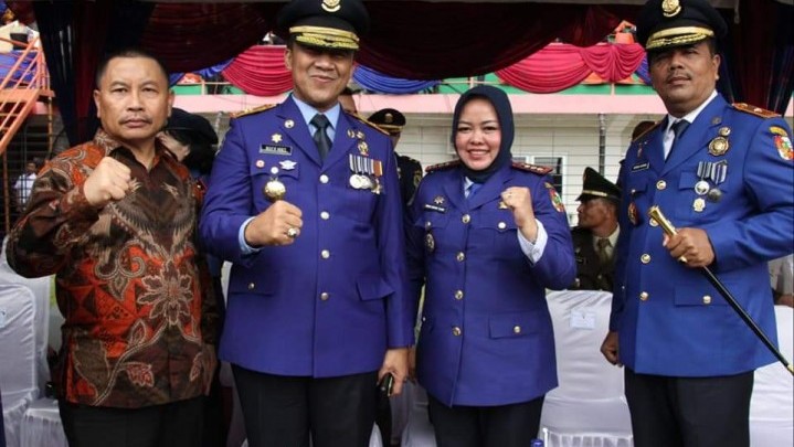 Sekda Pekanbaru Hadiri HUT 101 Damkar, Motivasi Para Kru Damkar