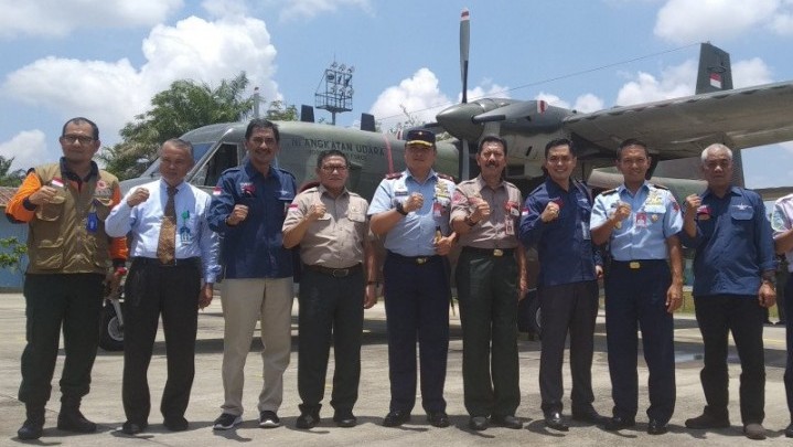 Upayakan Hujan Buatan, Satgas Karhutla Sebar 800 kg Garam di Langit Dumai