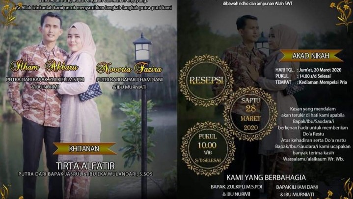 Warga Kemang Indah Batalkan Acara Pesta Demi Patuhi Himbauan  Pemerintah Atas Bahaya Corona Warga Kemang Indah Batalkan Acara Pesta Demi Patuhi Himbauan  Pemerintah Atas Bahaya Corona