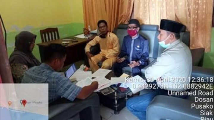 Sujarwo Lakukan Monitoring Penyaluran BLT di Desa Dosan, Minta Penyalurannya Tepat Sasaran