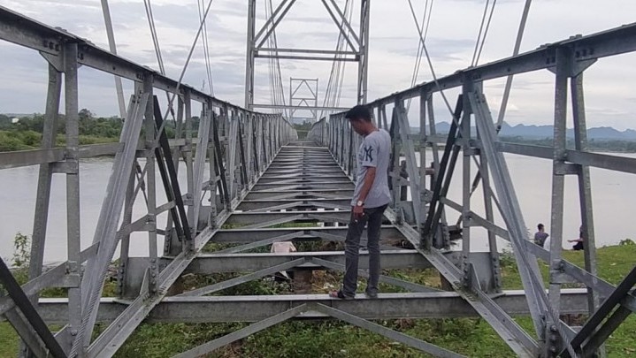 Jembatan Gantung Salo-Sipungguk Mangkrak, Syahrul Aidi Ingatkan Dinas PUPR Riau Prioritaskan di 2021 Jembatan Gantung Salo-Sipungguk Mangkrak, Syahrul Aidi Ingatkan Dinas PUPR Riau Prioritaskan di 2021