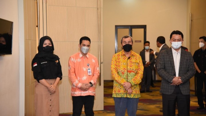 Syamsuar dan Syahrul Aidi Kompak Hadiri Pelantikan Hipemari Jakarta