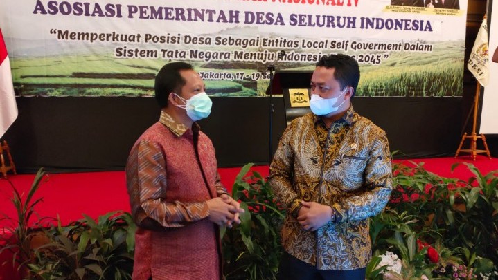 Bertemu Mendagri, Syahrul Aidi Sampaikan Aspirasi Para Kades