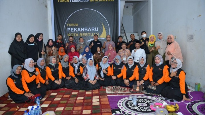 Forum Pekanbaru Kota Bertuah Tempati Sekretariat Baru, Pembina Harapkan ke Depan Lebih Baik