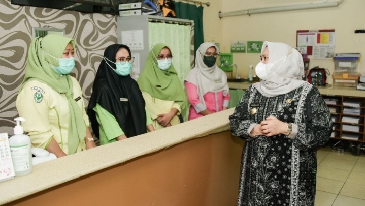 Bupati Bengkalis Kasmarni Tinjau RSUD Mandau Bupati Bengkalis Kasmarni Tinjau RSUD Mandau