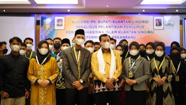 Formiskusi Pekanbaru Dilantik, Berikut Harapan Plt Bupati Kuansing