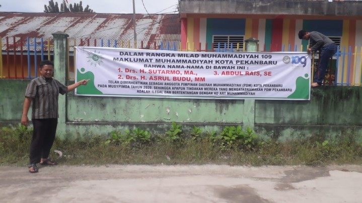 Forum Pimpinan Cabang Muhammadiyah Pekanbaru : Kukuhkan Silaturahim Anggota, Tolak Sutarmo Ketua PDM Forum Pimpinan Cabang Muhammadiyah Pekanbaru : Kukuhkan Silaturahim Anggota, Tolak Sutarmo Ketua PDM