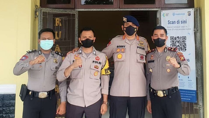 Cek Kamtibmas dan Vaksinasi, Dansat Polda Riau Kunjungi Polsek Tambang Cek Kamtibmas dan Vaksinasi, Dansat Polda Riau Kunjungi Polsek Tambang