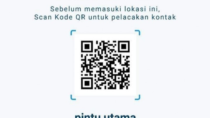 Pertama di Kecamatan Sukajadi, Masuk Kantor Lurah Kedung Sari Wajib Scan Barcode PeduliLindungi