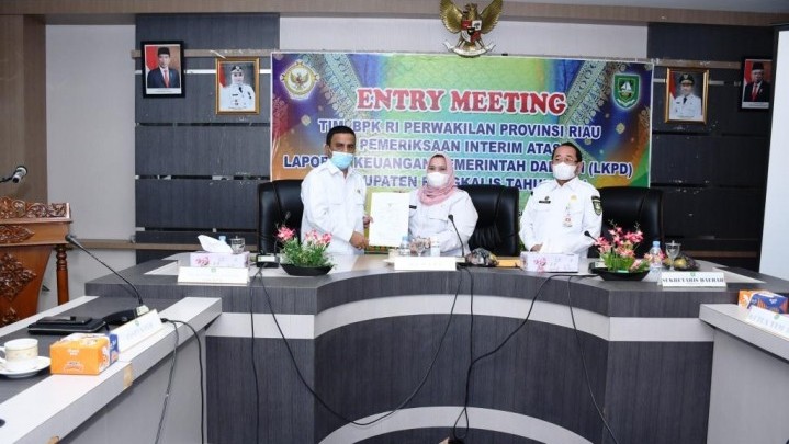 Entry Meeting BPK RI, Bupati Kasmarni Minta Jajarannya Proaktif