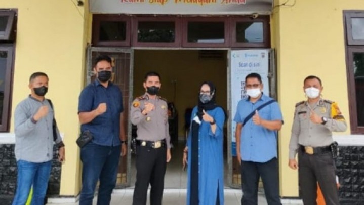 Peningkatan Vaksinasi, Diskrimsus Polda Riau Kunjungi Wilkum Polsek Tambang Peningkatan Vaksinasi, Diskrimsus Polda Riau Kunjungi Wilkum Polsek Tambang
