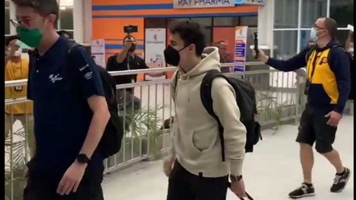 Marc Marquez Tiba di Lombok, Akan Jajal Sirkuit Mandalika Marc Marquez Tiba di Lombok, Akan Jajal Sirkuit Mandalika