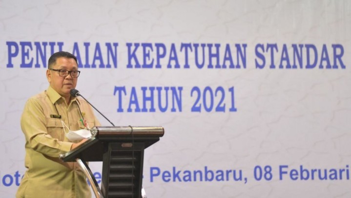 Pemprov Riau Bangga Peringkat Pertama Nasional Nilai Kepatuhan Ombudsman Pemprov Riau Bangga Peringkat Pertama Nasional Nilai Kepatuhan Ombudsman