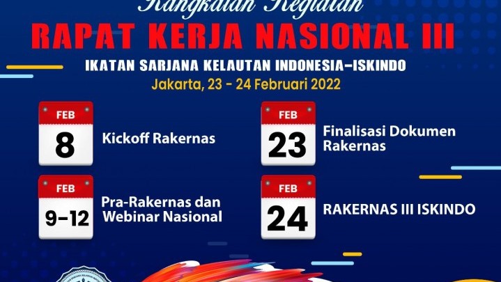 Rakernas DPP ISKINDO Dijadwalkan 23-24 Februari di Jakarta Rakernas DPP ISKINDO Dijadwalkan 23-24 Februari di Jakarta