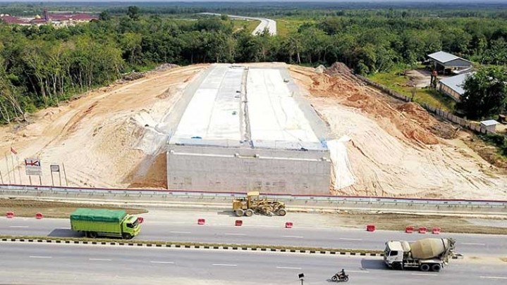 Progres Pembangunan Tol Pekanbaru-Bangkinang Capai 97,99 Persen