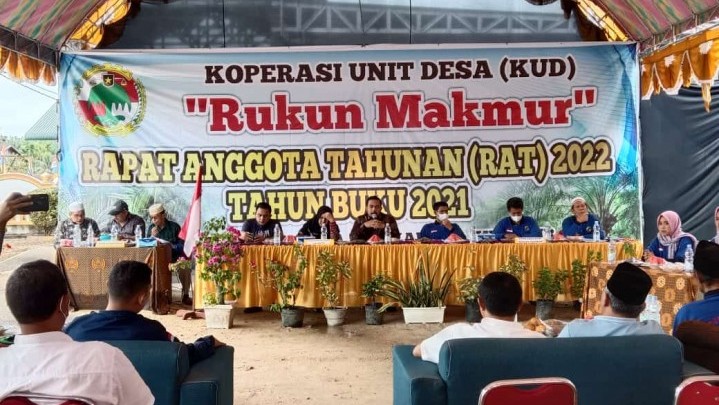 KUD Rukun Makmur Sukses Gelar RAT Tahun Buku 2021