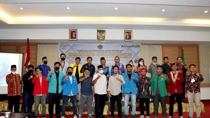 Hidup Rukun di Ruang Publik, Puluhan Perwakilan Organisasi Mahasiswa di Riau Adakan Pertemuan