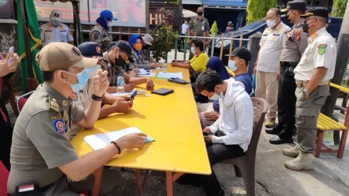 Sidang Tipiring Bagi Puluhan Pelanggar Prokes di Inhil