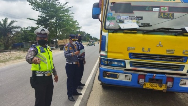 Razia Tiga Bulan di Riau, 533 Kendaraan Terjaring