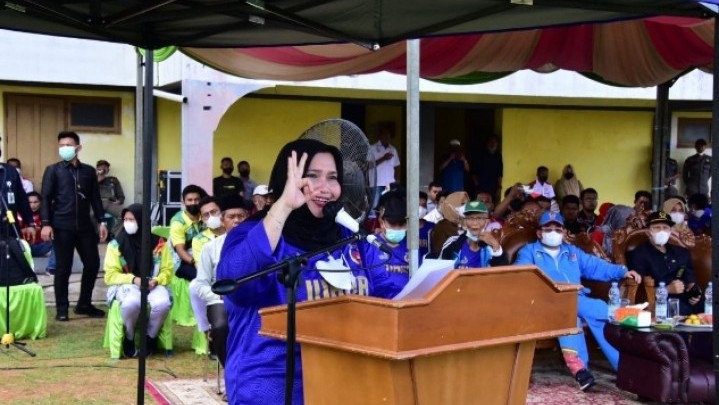 Atlet Porprov Bengkalis Dapat Pesan Khusus dari Bupati Kasmarni