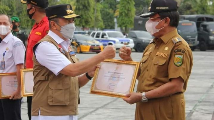 Bupati HM Wardan Mengaku Akan Maksimalkan Kemampuan Tanggulangi Karhutla