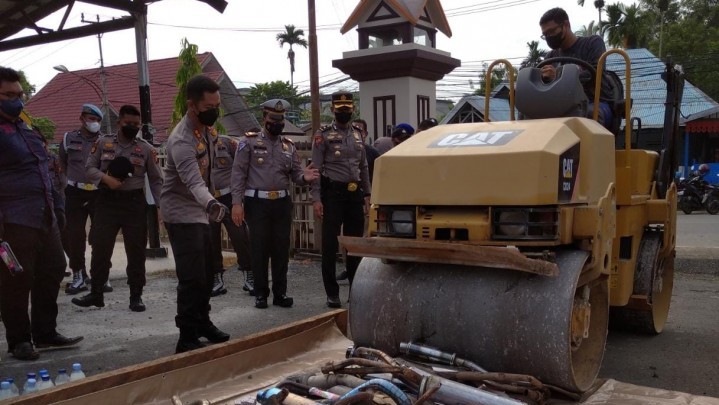 Barang Bukti Hasil KRYD Dimusnahkan Polres Inhil Barang Bukti Hasil KRYD Dimusnahkan Polres Inhil