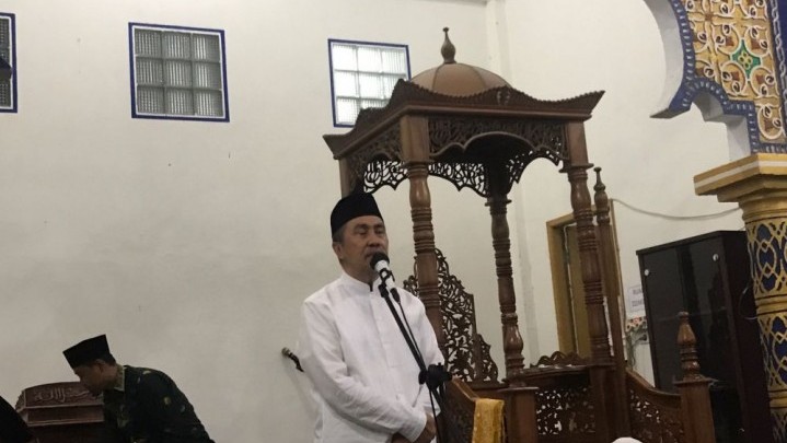 Gubri Syamsuar Sebut Sudah Siapkan Vaksinasi 24 Jam Saat Kunjungi Masjid Sabillah Gubri Syamsuar Sebut Sudah Siapkan Vaksinasi 24 Jam Saat Kunjungi Masjid Sabillah