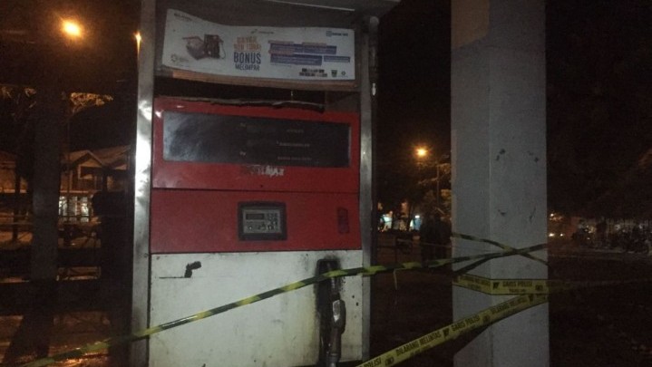 Motor Isi BBM Sebabkan SPBU Indarung Padang Terbakar