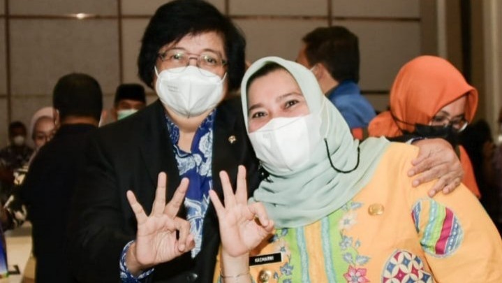 Jumpai Menteri LHK, Bupati Kasmarni Adukan Program TORA yang Lambat Jumpai Menteri LHK, Bupati Kasmarni Adukan Program TORA yang Lambat