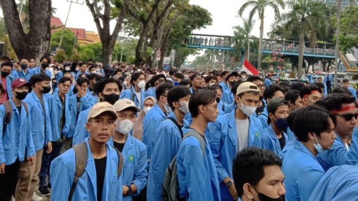Aliansi Mahasiswa UIN Suska Riau Bergerak Ke DPRD Riau