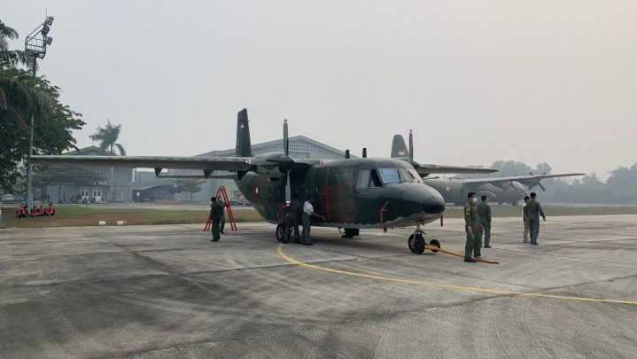 Pekan Ini Pesawat untuk Modifikasi Cuaca Tiba di Riau
