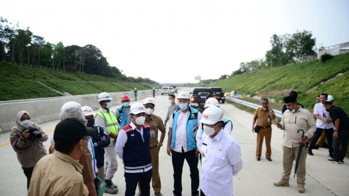 Progres Pembangunan Fisik Tol Pekanbaru-Bangkinang Capai 95 Persen