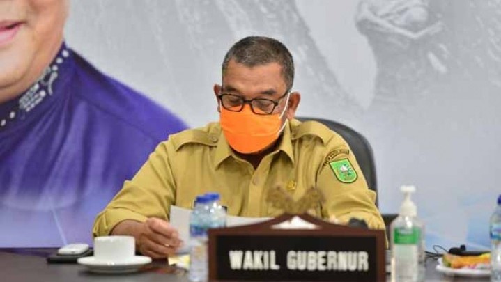 Wagubri Ikuti Rakor Evaluasi PPKM, Ini Arahan Menko Airlangga