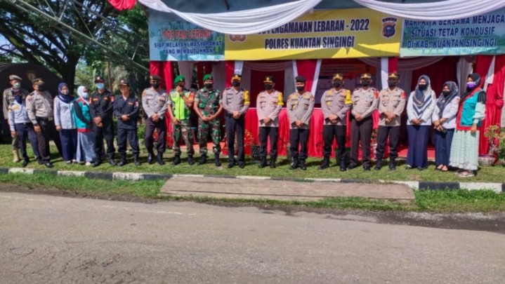 Pos Pengamanan Lebaran Ditinjau Forkopimda Kuansing Pos Pengamanan Lebaran Ditinjau Forkopimda Kuansing