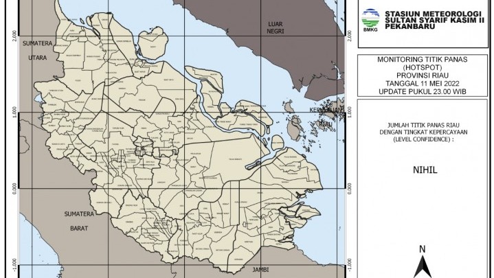 BMKG: Riau Nihil Titik Panas BMKG: Riau Nihil Titik Panas