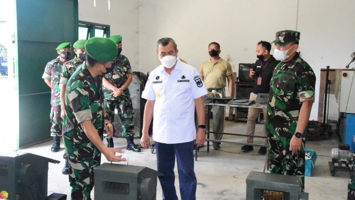 Korem 031/Wira Bima Hadirkan Inovasi Mesin Serut Lidi Korem 031/Wira Bima Hadirkan Inovasi Mesin Serut Lidi