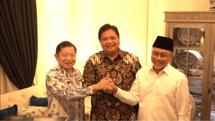 Pertemuan Tiga Ketua Parpol, Suharso PPP: Bersatu Adalah Beringin, Surya Alam, dan Baitullah