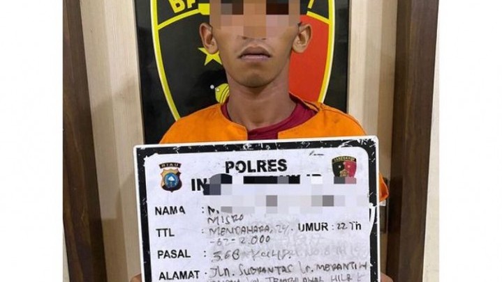 Pelaku Pembegalan dengan Senjata Parang Digulung Polres Inhil