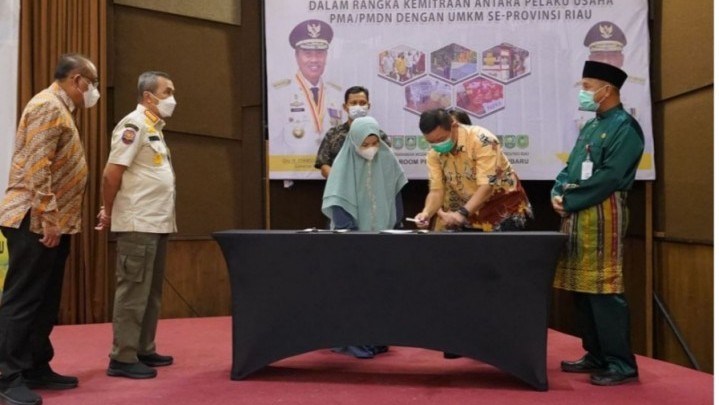 Ciptakan Iklim Usaha yang Kondusif, UMKM di Riau Difasilitasi Bermitra dengan Perusahaan