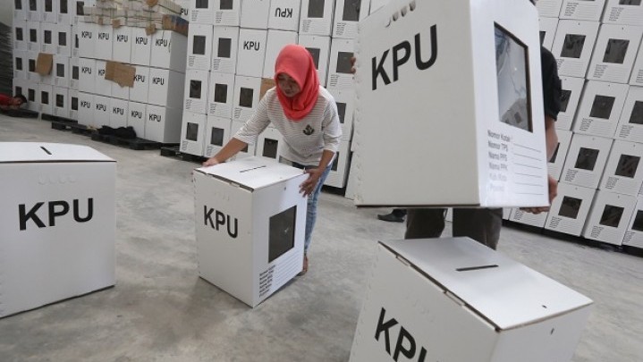 Pemilu 2024 Tetap Gunakan Kotak Suara Kardus