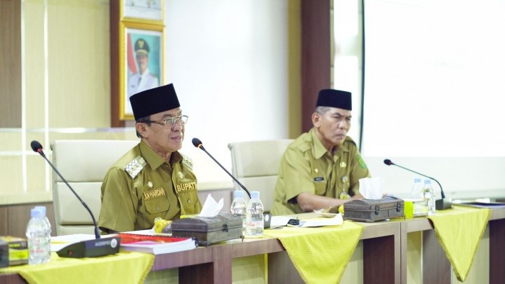 HM Wardan Rakor Bahas Lahan Dalam Area Kawasan Hutan