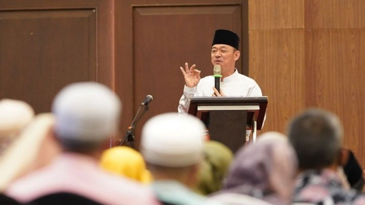 Bupati Afrizal Sintong Doakan CJH Rohil jadi Haji Mabrur