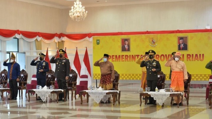 Peringatan Hari Lahir Pancasila Diikuti Forkopimda Riau Peringatan Hari Lahir Pancasila Diikuti Forkopimda Riau