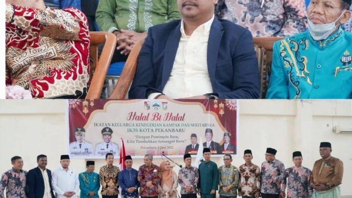 Ketua Umum KONI Pekanbaru M Yasir Hadiri Halal Bi Halal IK3S