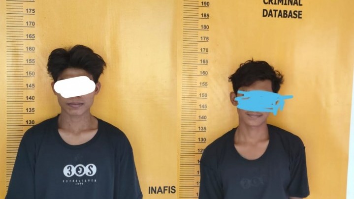 Polsek Enok Ciduk Dua Pemuda Pencuri Sepeda Motor Polsek Enok Ciduk Dua Pemuda Pencuri Sepeda Motor