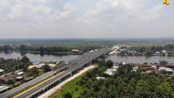 Anggaran Rp98,6 Miliar, Duplikasi Jembatan Sungai Nilo Rampung Dibangun