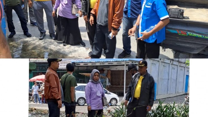 Camat Senapelan Tinjau Titik Banjir dan Drainase di Dua Kelurahan