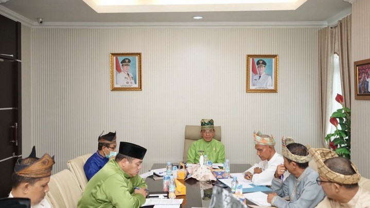 Bupati Inhil Kedatangan KPU, Persispan Pemilu 2024 Bahasan Utama